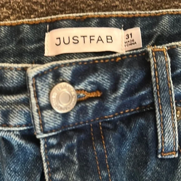 Billie Mid Rise Straight Leg Blue Jeans - Picture 2 of 16